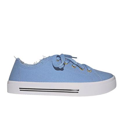 Imagem de Tênis Casual Feminino Moleca Flatform Original 5667.322 - Jeans - 35