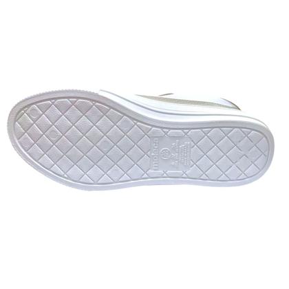 Imagem de Tênis Casual Feminino Moleca Napa Branco/Cinza 5796.107