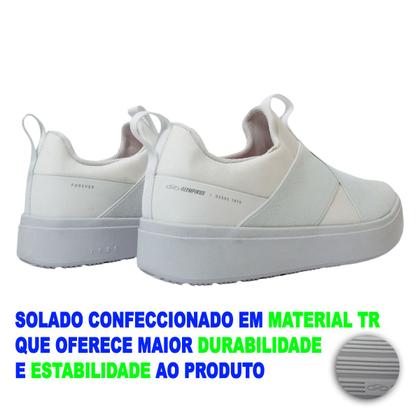 Imagem de Tênis Casual Feminino Olympikus Forever Conforto Calce Fácil Macio Com Meia Clássico Estilo Dia a Dia