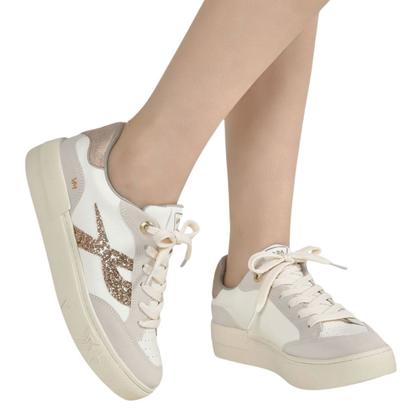 Imagem de Tênis Casual Feminino Via Marte 122-006-06 Bege