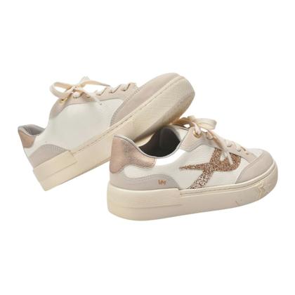 Imagem de Tênis Casual Feminino Via Marte 122-006-06 Bege