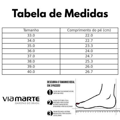 Imagem de Tênis Casual Feminino Via Marte 122-006-06 Bege