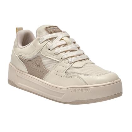 Imagem de Tenis Casual Feminino Via Marte Plataforma Branco Napa