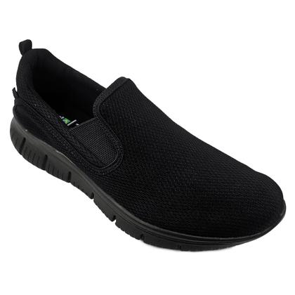Imagem de Tenis Casual Flex Moove Preto Calce Facil Conforto Estilo