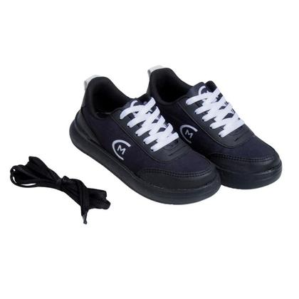 Imagem de Tênis Casual Infantil Masculino Chumbo/Preto/Fogo +Óculos+Relógio