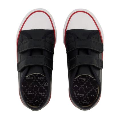 Imagem de Tênis Casual Infantil Menino Diversão DI0008 Mini Pedro Preto