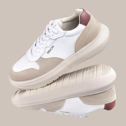 Imagem de Tênis Casual Masculino Sneaker Ferracini Energy Em Couro