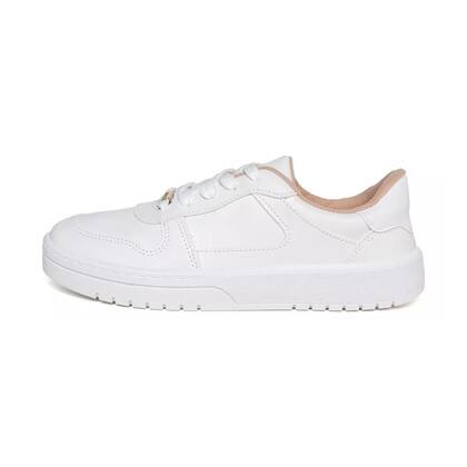 Imagem de Tênis Casual Moleca Feminino Couro Costura Conforto