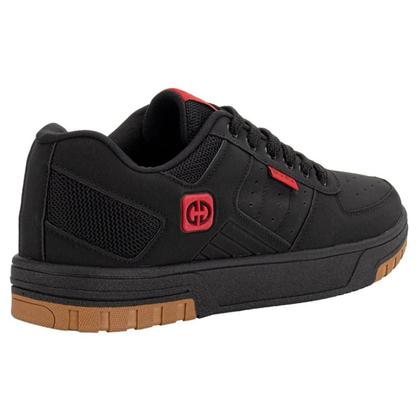 Imagem de Tênis Casual Ollie Street Skate Confort Masculino Preto