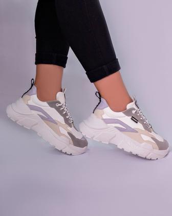 Imagem de Tênis Casual Sneaker Confort Cinza e Refletivo Feminino - Legut