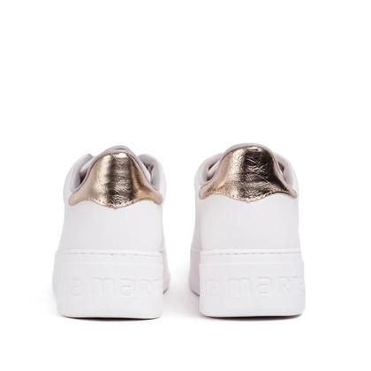 Imagem de Tênis Casual Via Marte com Pingentes Branco Dourado - Feminino