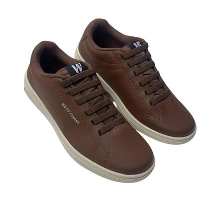 Imagem de Tênis Casual West Coast Capri Masculino Marrom Camel