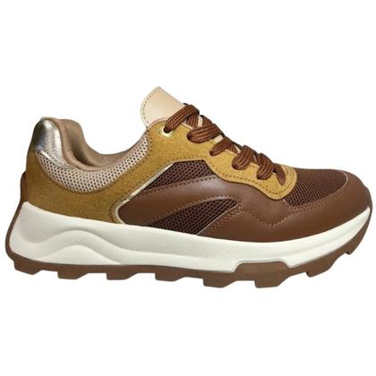 Imagem de Tênis Chunky Casual Feminino Beira Rio 4347.201 Marrom