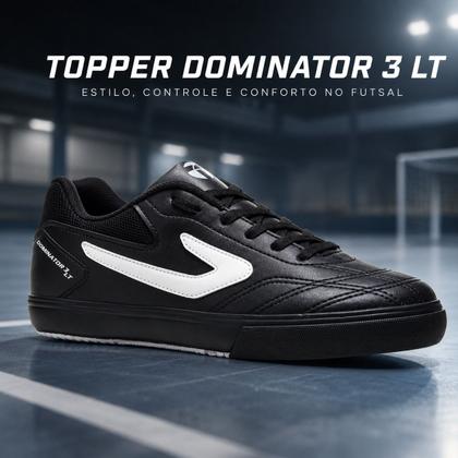 Imagem de Tênis Chuteira De Futsal Topper Dominator 3 Lt Salão -