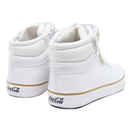 Imagem de Tênis Coca-Cola Cano Alto Mika 2.0 Branco