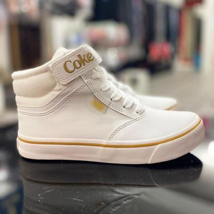 Imagem de Tênis Coca-Cola Cano Alto Mika 2.0 Branco