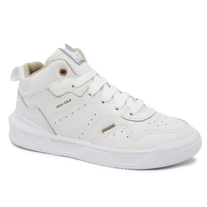 Imagem de Tênis Coca-Cola Cano Alto Soho Place Hi Branco CC2302