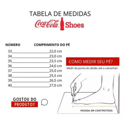 Imagem de Tenis Coca Cola Key Westtown Cc2482 Feminino