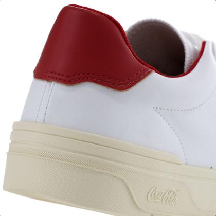 Imagem de Tênis Coca Cola March Maverick Branco e Vermelho - Masculino