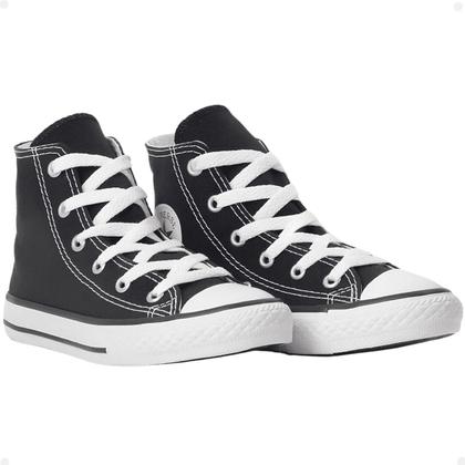 Imagem de Tênis Converse Original Adulto Juvenil Core Hi Cano Alto Preto