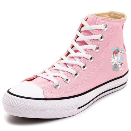 Imagem de Tênis Customizado Makima e Denji Chainsaw Man Anime Cano Alto