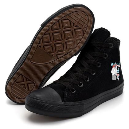 Imagem de Tênis Customizado Makima e Denji Chainsaw Man Anime Cano Alto