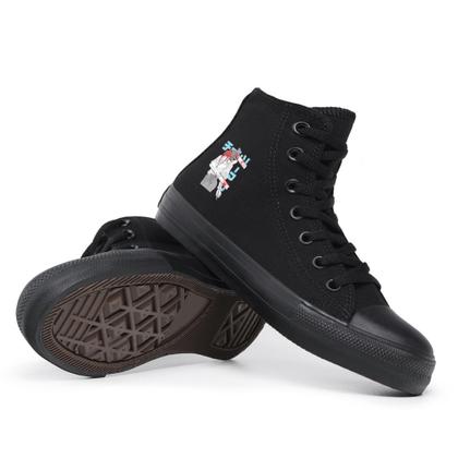 Imagem de Tênis Customizado Makima e Denji Chainsaw Man Anime Cano Alto