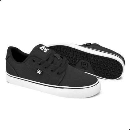 Imagem de Tênis DC Shoes Anvil LA TX Unissex  Preto Branco