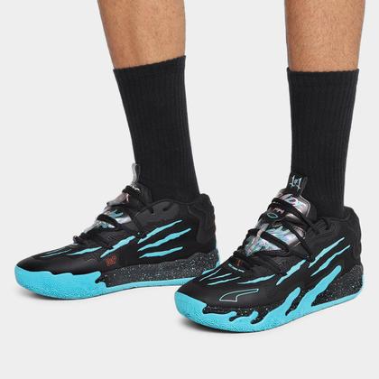 Tênis de Basquete Puma NBA MB 03 Blue Hive - Tênis de Basquete