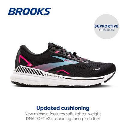 Tênis de corrida Brooks Adrenaline GTS 23 GTX feminino preto 6US
