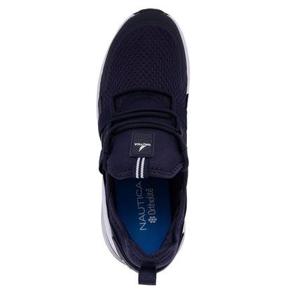 Imagem de Tênis de corrida Nautica Air Cushion com cadarço masculino, azul marinho 8,5