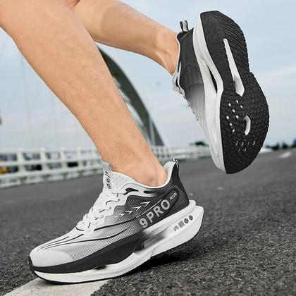 Imagem de Tênis De Corrida Unissex Com Placa De Carbono E Amortecimento Para Maratona, Treinamento De Fitness