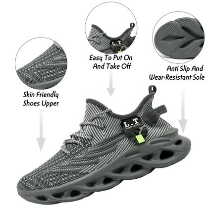 Imagem de Tênis de corrida XKOWUO para homens cinza escuro tamanho 10