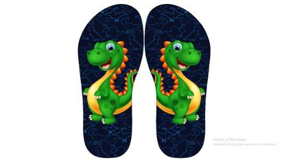 Imagem de Tenis De Led Infantil Dino Dinossauro + Chinelo Lançamento