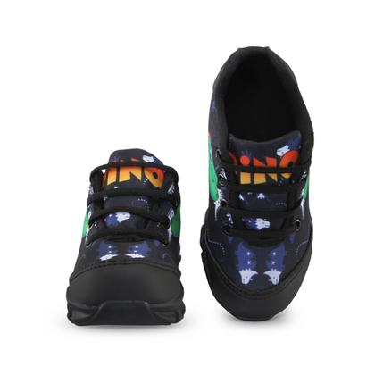 Imagem de tenis de led infantil masculino dinossauro com luzinha meninos mais chinelo com relogio e oculos