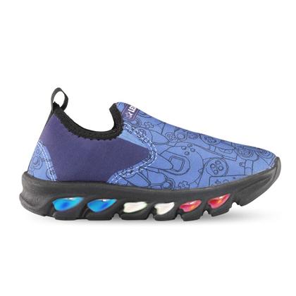 Imagem de Tênis de Led Infantil Masculino Ledstar Calce Facil Game + Relógio + Óculos