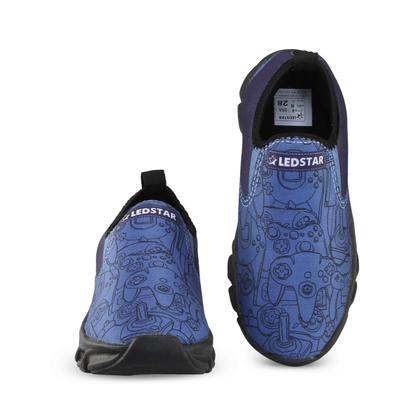 Imagem de Tênis de Led Infantil Masculino Ledstar Calce Facil Game + Relógio + Óculos