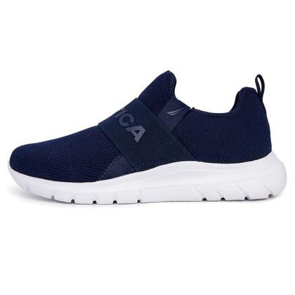 Imagem de Tênis de moda Nautica Tobin para homens azul marinho tamanho 9.5