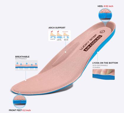 Imagem de Tênis de plataforma LUCKY STEP femininos com strass, tamanho 9.5