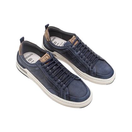 Imagem de Tênis democrata denim mike couro navy