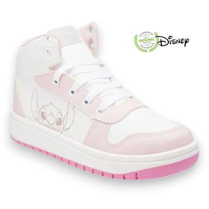Imagem de Tênis Disney Infantil Menina Stitch Cano Alto