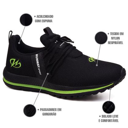 Imagem de Tênis Esportivo Academia Caminhada Runway Running Feminino