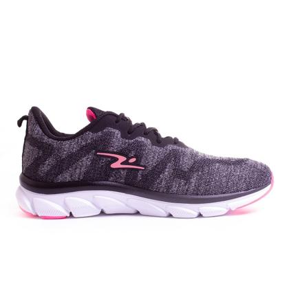 Tênis Esportivo Feminino Adrun Walk 8308F Grafite Imagem de Tênis Esportivo Feminino Adrun Walk 8308F Grafite