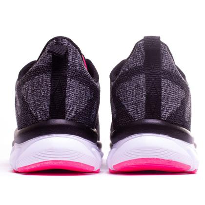 Tênis Esportivo Feminino Adrun Walk 8308F Grafite Imagem de Tênis Esportivo Feminino Adrun Walk 8308F Grafite