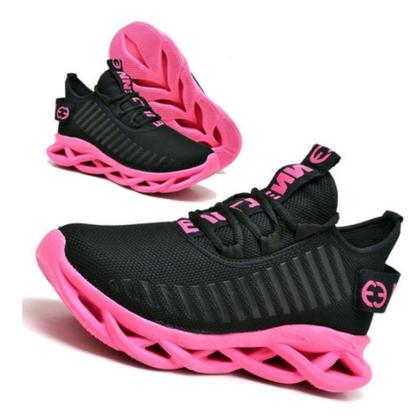 Imagem de Tênis Esportivo Feminino Sola Trançada Academia e Treinos