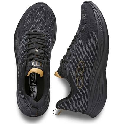 Imagem de Tênis Esportivo Masculino Caminhada Olympikus Marte 5156 Preto