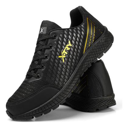 Imagem de Tênis Esportivo Masculino Corrida Academia Confortável 44-48