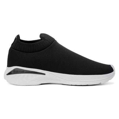 Imagem de Tênis Esportivo Masculino e Feminino Academia Caminhada Slip On Liso Calci-fácil