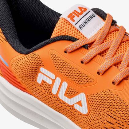 Imagem de Tênis Esportivo Masculino Fastness Laranja Azul Branco Fila F01R00193-7096