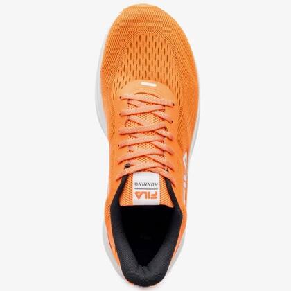 Imagem de Tênis Esportivo Masculino Fastness Laranja Azul Branco Fila F01R00193-7096